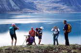 Hikers - Oliver Sound - Sirmilik National Park