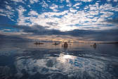 Kayaking at midnight- Bylot Island, Nunavut