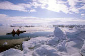 Baffin Bay kayakers, Nunavut Canada