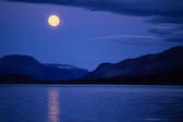 Moonrise over Arctic Bay - Nunavut